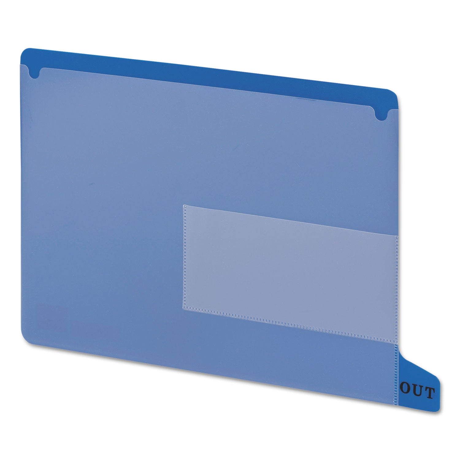 Colored Poly Out Guides with Pockets, 1/3-Cut End Tab, Out, 8.5 x 11 ...
