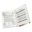 Smead Extra-Heavy Recycled Pressboard End Tab Folders, Straight Tabs, Letter Size, 2" Expansion, Gray-Green, 25/Box