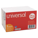 Universal Ruled Index Cards, 3 x 5, White, 500/Pack