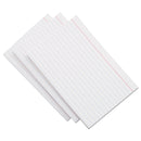 Universal Ruled Index Cards, 4 x 6, White, 500/Pack