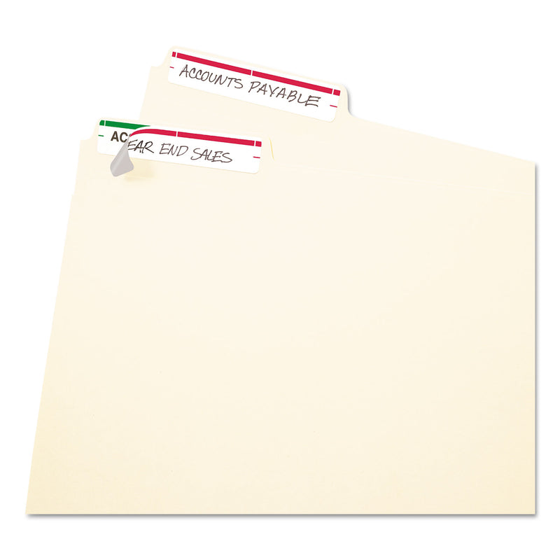 Avery Printable 4" x 6" - Permanent File Folder Labels, 0.69 x 3.44, White, 7/Sheet, 36 Sheets/Pack, (5201)