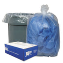 Classic Clear Linear Low-Density Can Liners, 60 gal, 0.9 mil, 38" x 58", Clear, 100/Carton