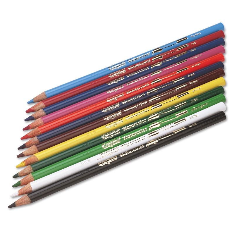 Crayola Watercolor Pencil Classpack Set, 3.3 mm, 2B (