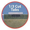 Smead Hanging Folders, Letter Size, 1/3-Cut Tabs, Standard Green, 25/Box