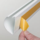 D-Line Decorative Desk Cord Cover, 60" x 2" x 1" Cover, White