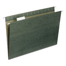 Smead Hanging Folders, Legal Size, 1/5-Cut Tabs, Standard Green, 25/Box