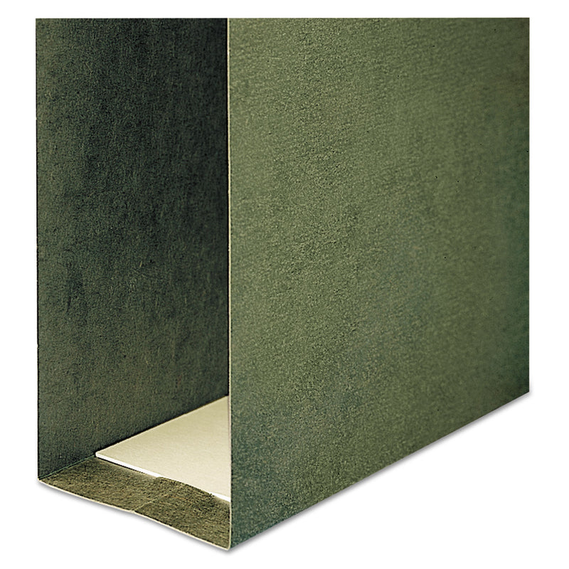 Smead Box Bottom Hanging File Folders, 1" Capacity, Letter Size, Standard Green, 25/Box