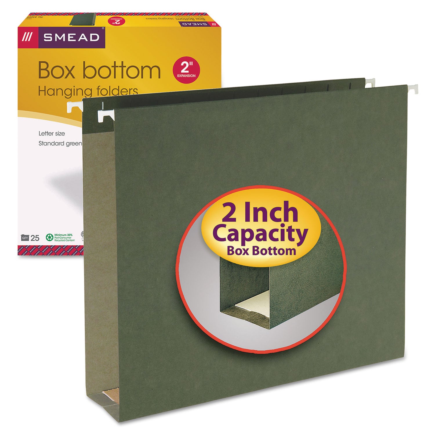 Box Bottom Hanging File Folders, 2