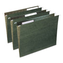 Smead Poly Index Tabs and Inserts For Hanging File Folders, 1/3-Cut, White/Clear, 3.5" Wide, 25/Pack