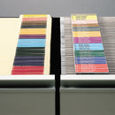 Smead Viewables Hanging Folder Tabs and Labels, Complete Bulk Pack Refill, 1/3-Cut, Assorted Colors, 3.5" Wide, 100/Box