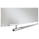 Iceberg Clarity Glass Dry Erase Board with Aluminum Trim, Frameless, 48 x 36