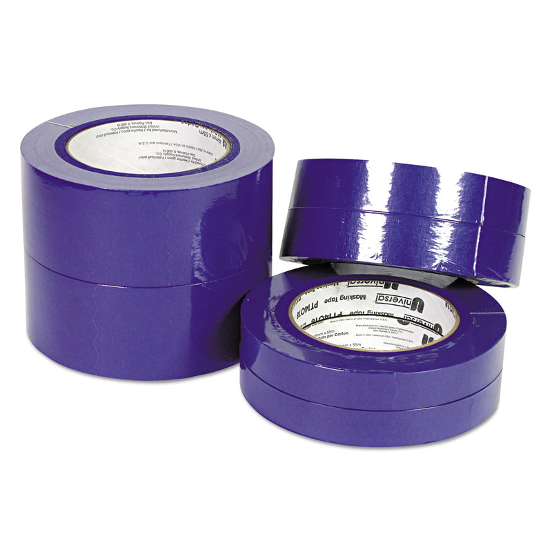 Universal Premium Blue Masking Tape with UV Resistance, 3" Core, 24 mm x 54.8 m, Blue, 2/Pack