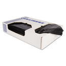 Heritage Linear Low-Density Can Liners, 16 gal, 0.9 mil, 24" x 23", Black, 500/Carton
