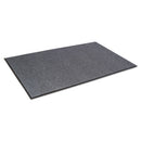 Crown Needle Rib Wipe and Scrape Mat, Polypropylene, 36 x 60, Gray