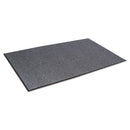 Crown Needle Rib Wipe and Scrape Mat, Polypropylene, 48 x 72, Gray