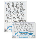 Pacon Chart Tablets, Presentation Format (1.5" Rule), 24 x 32, White, 25 Sheets
