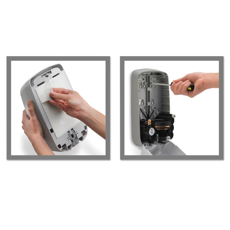 PURELL TFX Touch Free Dispenser, 1,200 mL, 6.5 x 4.5 x 10.58, Dove Gray