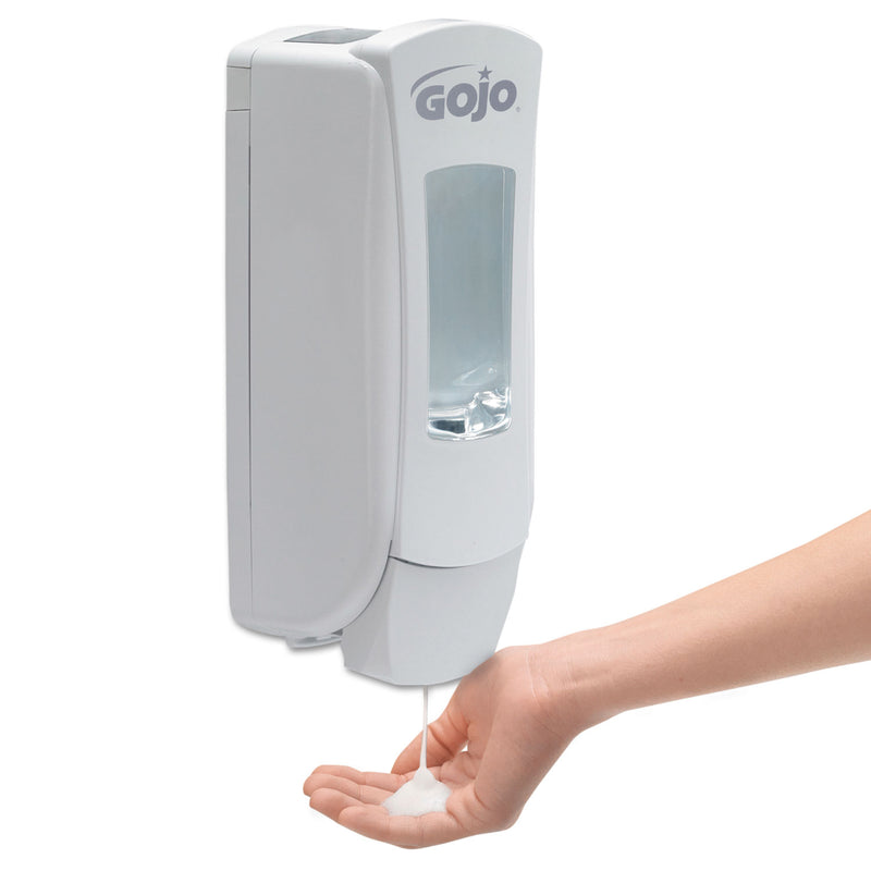GOJO Clear and Mild Foam Handwash Refill, For ADX-12 Dispenser, Fragrance-Free, 1,250 mL Refill, 3/Carton