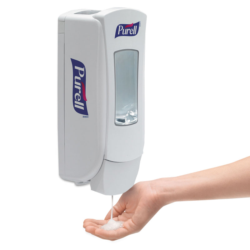 PURELL ADX-12 Dispenser, 1,200 mL, 4.5 x 4 x 11.25, White