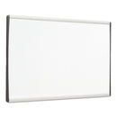 Quartet Magnetic Dry-Erase Board, Steel, 18 x 30, White Surface, Silver Aluminum Frame