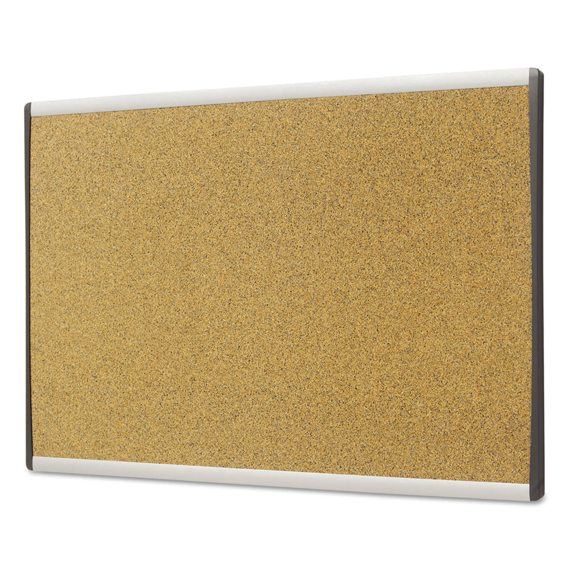 Quartet ARC Frame Cork Cubicle Board, 18 x 30, Tan, Aluminum Frame