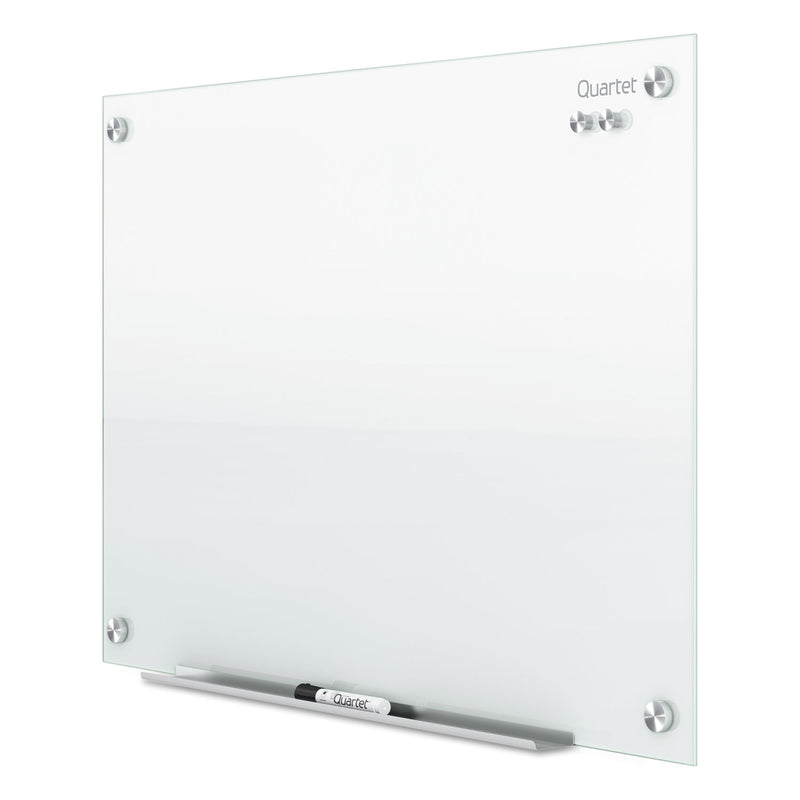 Quartet Infinity Magnetic Glass Marker Board, 24 x18, White
