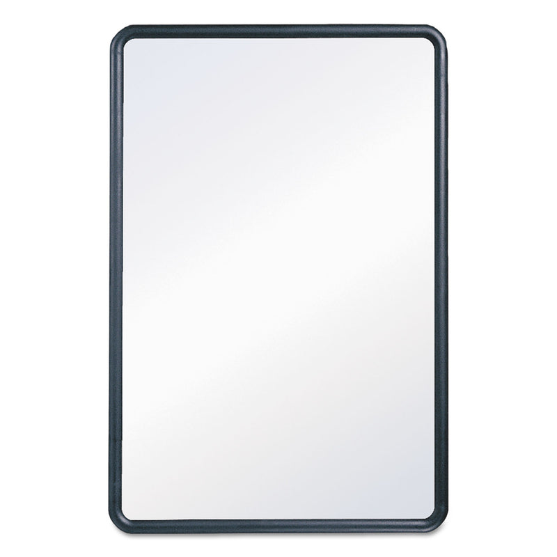 Quartet Contour Dry-Erase Board, Melamine, 24 x 18, White Surface, Black Frame