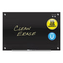 Quartet Infinity Black Glass Magnetic Marker Board, 72 x 48