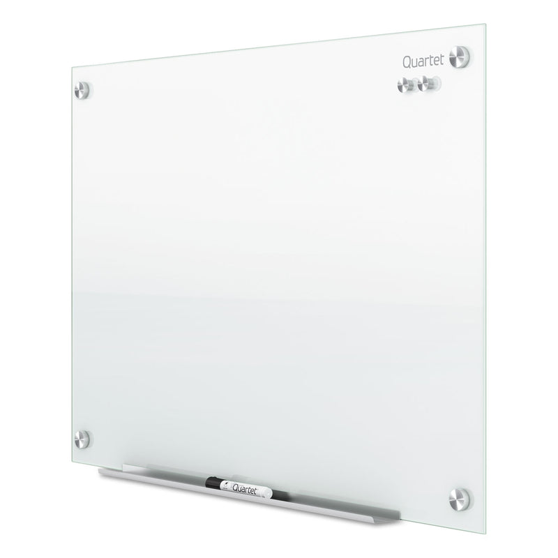 Quartet Infinity Magnetic Glass Marker Board, 72 x 48, White