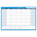AT-A-GLANCE 30/60-Day Undated Horizontal Erasable Wall Planner, 36 x 24, White/Blue Sheets, Undated