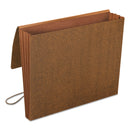 Smead Classic Expanding Wallets, 3.5" Expansion, 1 Section, Elastic Cord Closure, Letter Size, Redrope