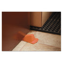 Master Caster Giant Foot Doorstop, No-Slip Rubber Wedge, 3.5w x 6.75d x 2h, Safety Orange