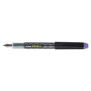 Pilot Varsity Fountain Pen, Medium 1 mm, Purple Ink, Gray Pattern Wrap