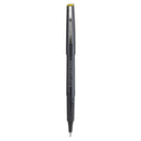 Pilot Razor Point Fine Line Porous Point Pen, Stick, Extra-Fine 0.3 mm, Black Ink, Black Barrel, Dozen