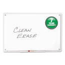Quartet iQ Total Erase Board, 11 x 7, White, Clear Frame