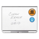Quartet Prestige 2 Magnetic Total Erase Whiteboard, 72 x 48, Graphite Frame