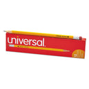 Universal #2 Woodcase Pencil, HB (#2), Black Lead, Yellow Barrel, Dozen