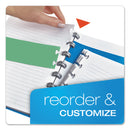 Ampad Versa Crossover Notebook, 3 Subject, Wide/Legal Rule, Navy Cover, 11 x 8.5, 60 Sheets