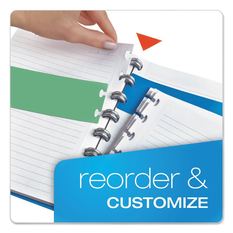 Ampad Versa Crossover Notebook, 3 Subject, Wide/Legal Rule, Navy Cover, 11 x 8.5, 60 Sheets