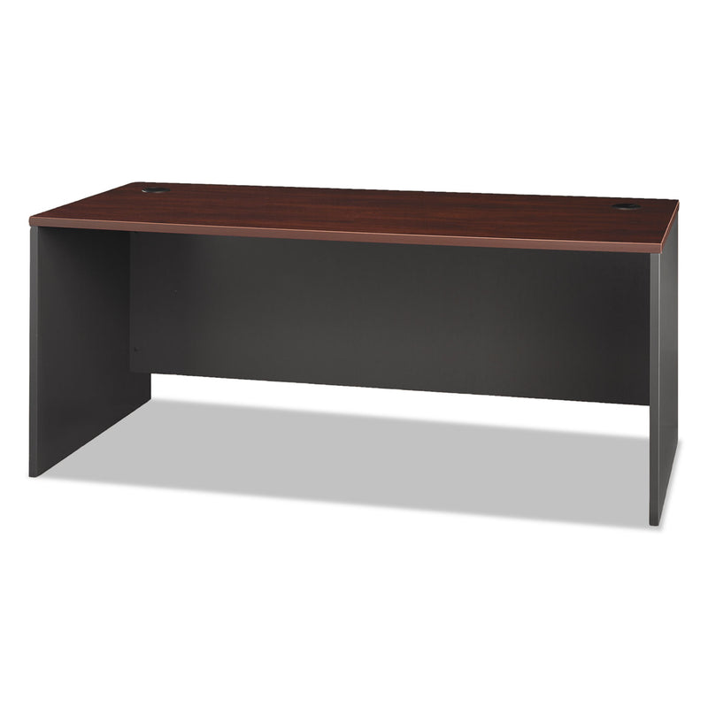 Bush Series C Collection Desk Shell, 71.13" x 29.38" x 29.88", Hansen Cherry/Graphite Gray