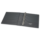 Universal Economy Non-View Round Ring Binder, 3 Rings, 2" Capacity, 11 x 8.5, Black
