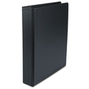 Universal Economy Non-View Round Ring Binder, 3 Rings, 1.5" Capacity, 11 x 8.5, Black