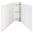 Universal Ledger-Size Round Ring Binder with Label Holder, 3 Rings, 3" Capacity, 11 x 17, White