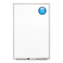 Quartet Classic Series Porcelain Magnetic Board, 36 x 24, White, Silver Aluminum Frame