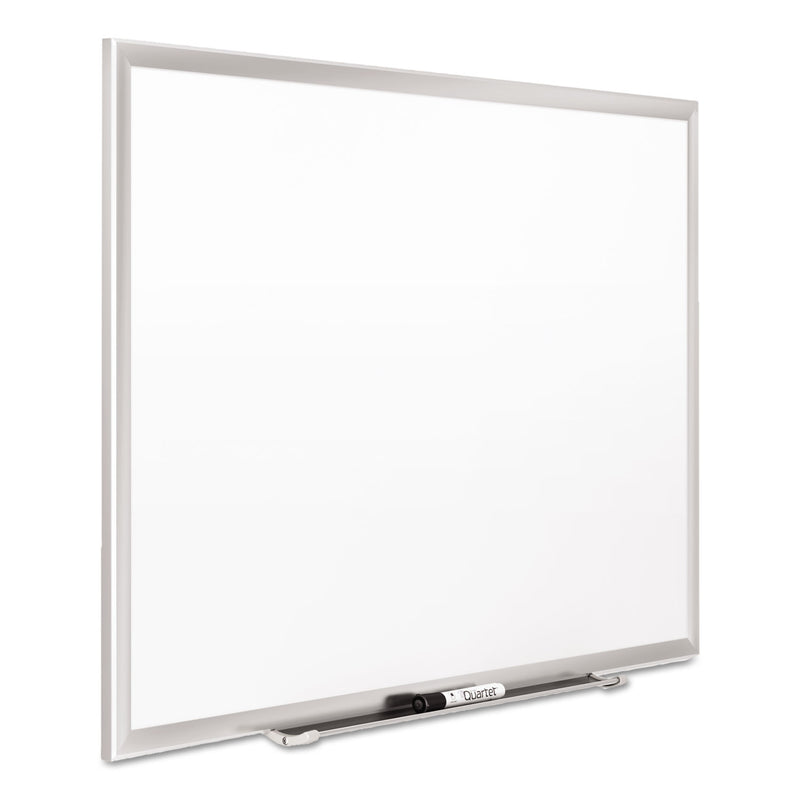 Quartet Classic Series Porcelain Magnetic Board, 72 x 48, White, Silver Aluminum Frame