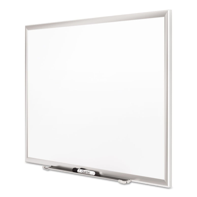 Quartet Classic Series Porcelain Magnetic Board, 72 x 48, White, Silver Aluminum Frame