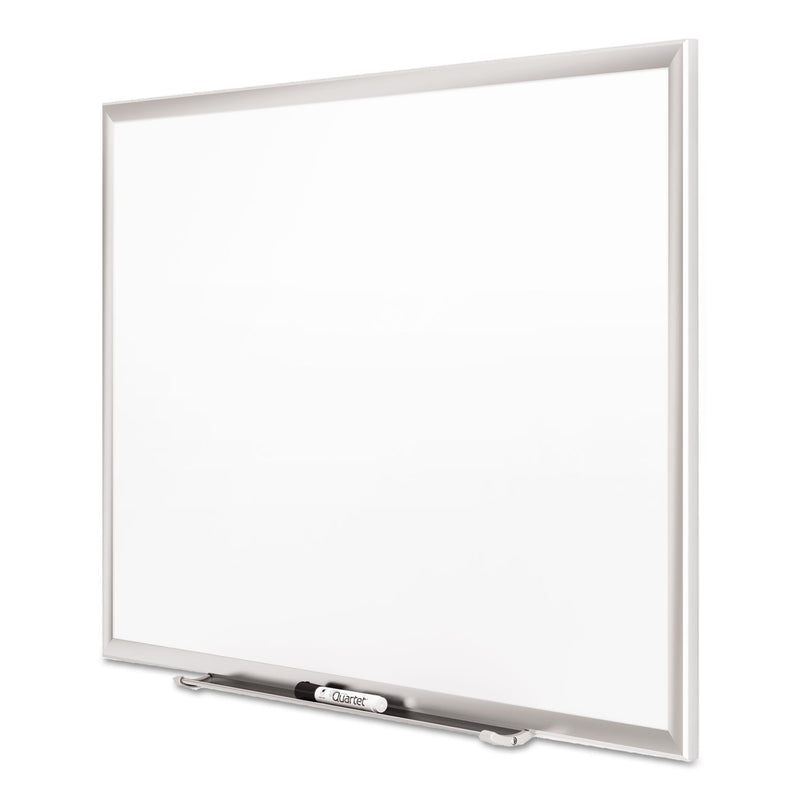 Quartet Classic Series Porcelain Magnetic Board, 96 x 48, White, Silver Aluminum Frame