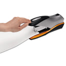 Swingline Optima 70 Desktop Stapler, 70-Sheet Capacity, Silver/Black/Orange