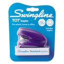 Swingline TOT Mini Stapler, 12-Sheet Capacity, Purple