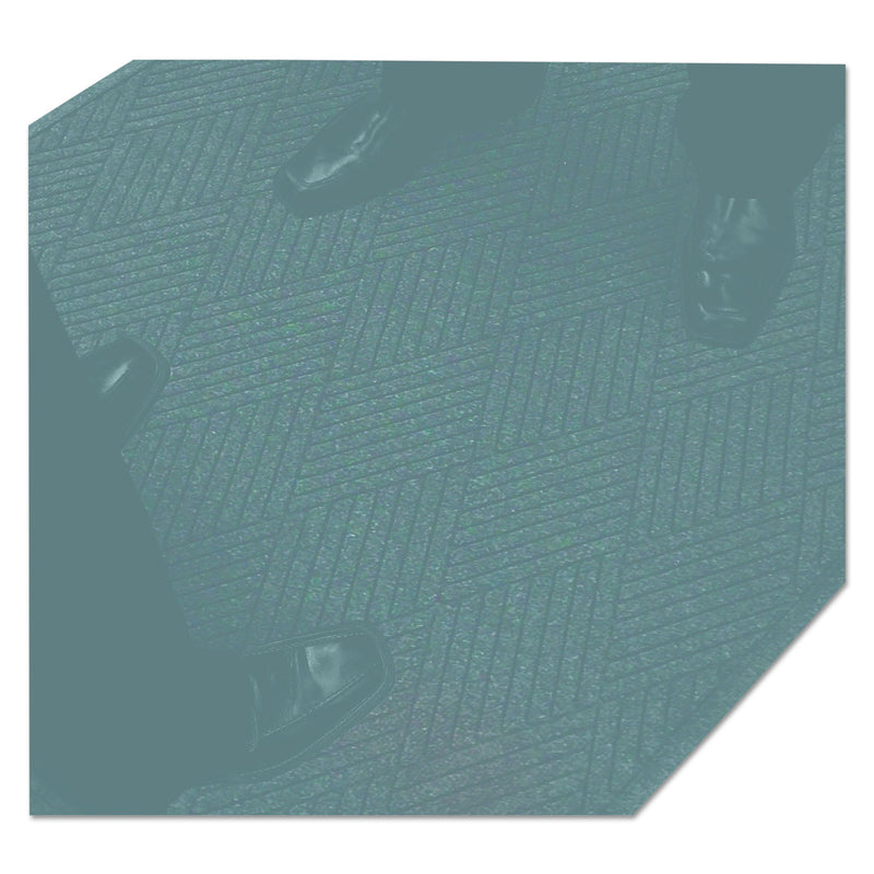 Guardian EcoGuard Diamond Floor Mat, Single Fan, 48 x 96, Charcoal